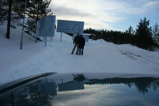 Beschissene Touristen polarkreis touristenfoto stephan esther nordkap2008 