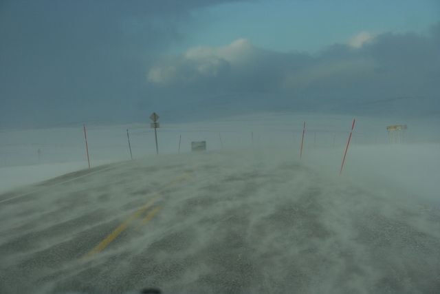 Schneesturm verwehungen schnee nordkap2008 nordkap 