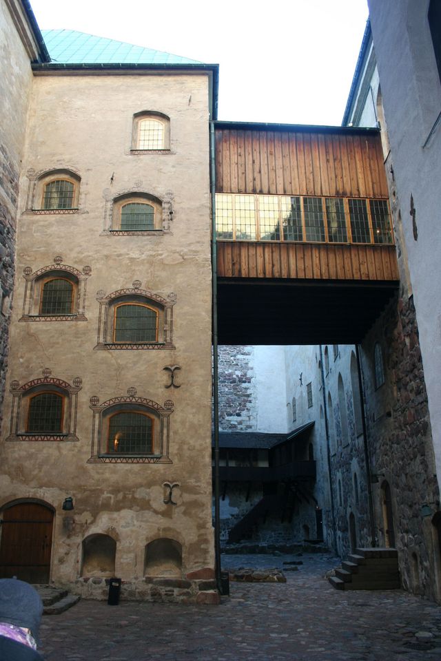 Burg in Turku bughof turku Mittelalter hof burg nordkap2008 