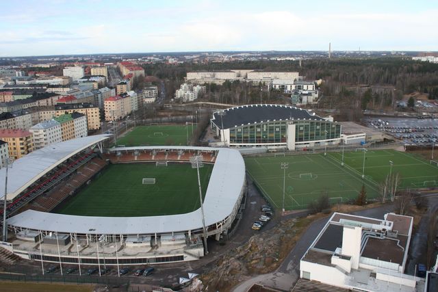 Olympiaanlagen in Helsinki stadien nordkap2008 finnland helsinki olympia 