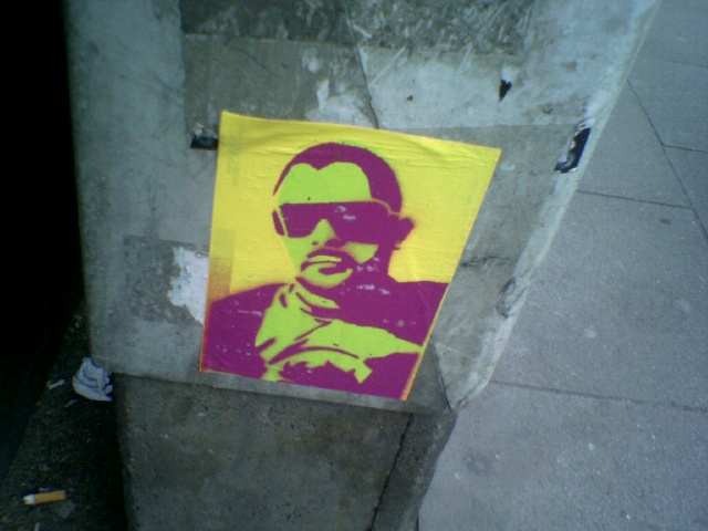 pop art sonnenbrille sticker streetart 