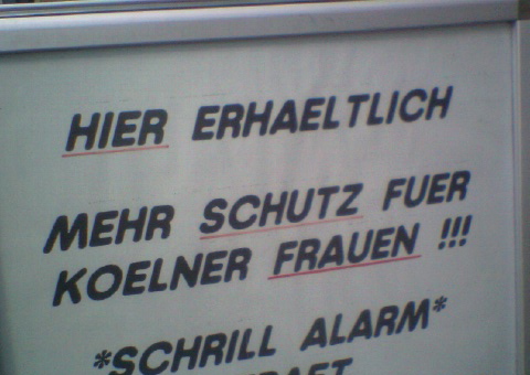 schutz fr klner frauen kettner schrill kln alarm frauen klner schutz 