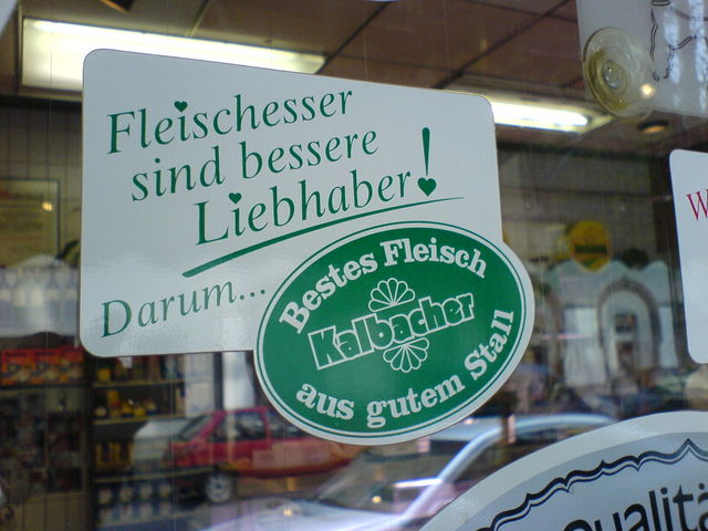 Selbstverstndlich. fleisch 