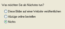 Ein Vorschlag der Gratissoftware der Digicam. 