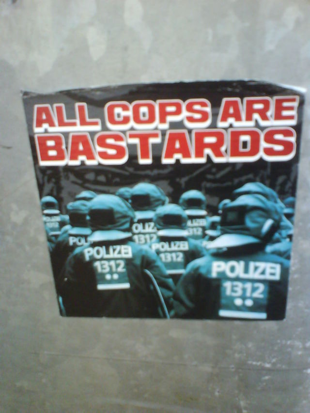 A.C.A.B.! acab sticker streetart sdstadt 