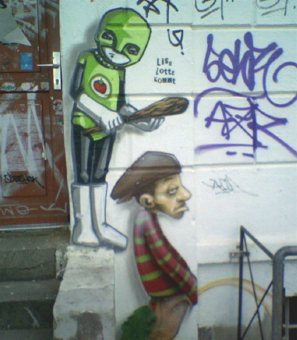 keule keule pinkeln st._pauli grafitti grn streetart pissen hamburg 