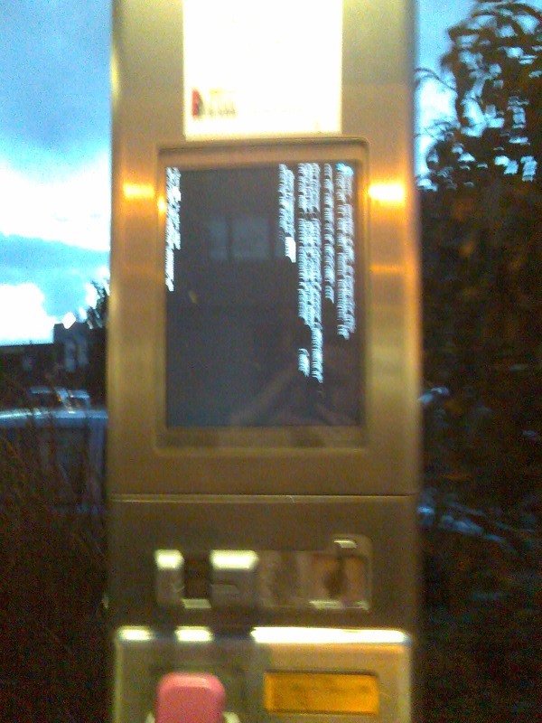 90� boot abgeschmiert bootscreen m�nztelefon neustart telekom telefonzelle abgest�rzt zollstock 