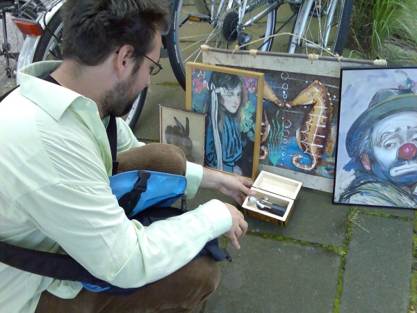 geiler kitsch m�ll clown hase kitsch sarg seepferdchen d�rer flohmarkt tomek zollstock 