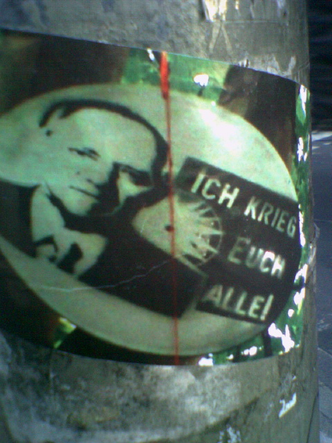 krieg alle sticker hamburg schuble drohung 