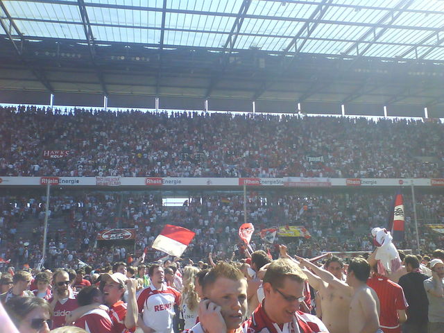 S�dkurve s�dkurve fc rasen stadion jubel aufstieg 