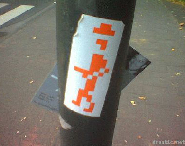 ... streetart pixel 