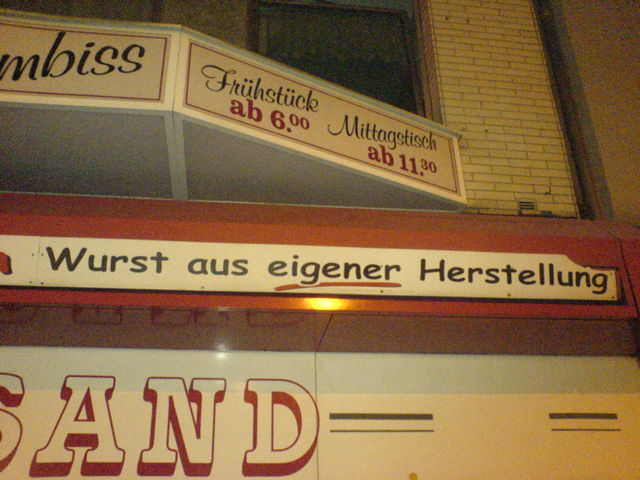 Eigenwurst fleisch wurst 