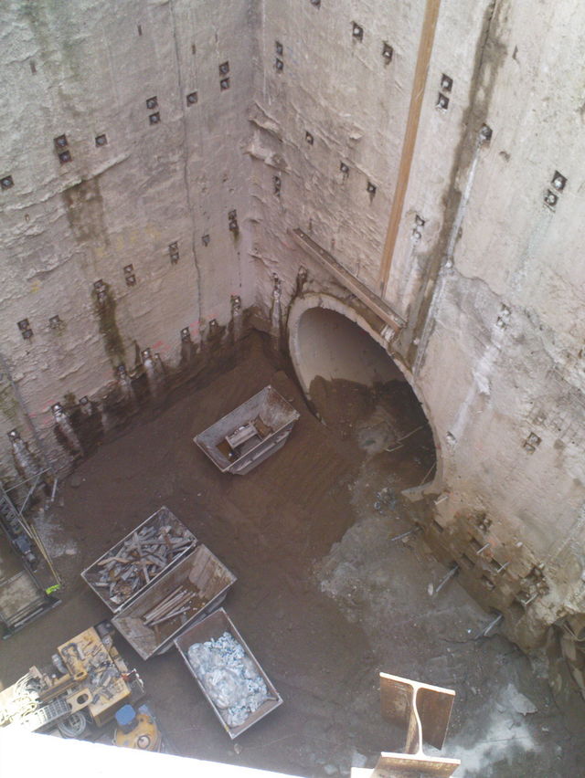 tiefe innenstadt baustelle k�ln loch 