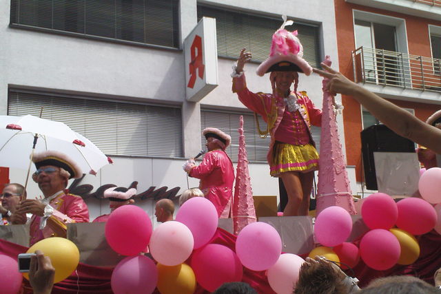 aloha rosa_funken koeln rosa csd2008 parade 