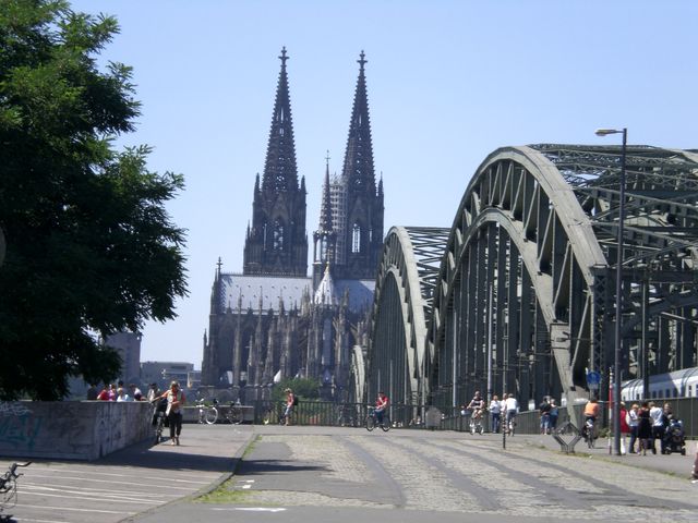 weil's so sch�n ist... hohenzollernbr�cke br�cke dom k�ln k�lle 