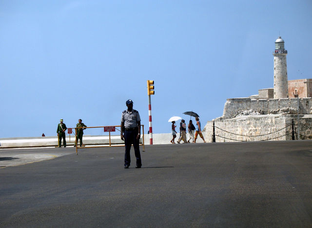 Verkehrspolizist castillo los magos morro reyes tres polizei verkehr de del havanna 