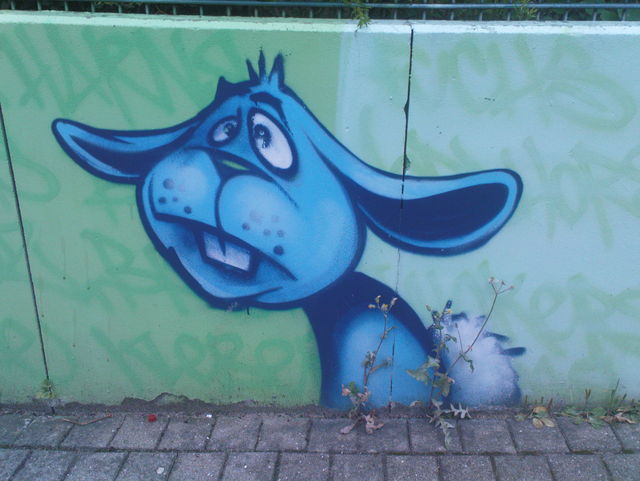 doofer hase - aber s suess grafitti hase dumm graffitti graffiti doof hamburg schanze 