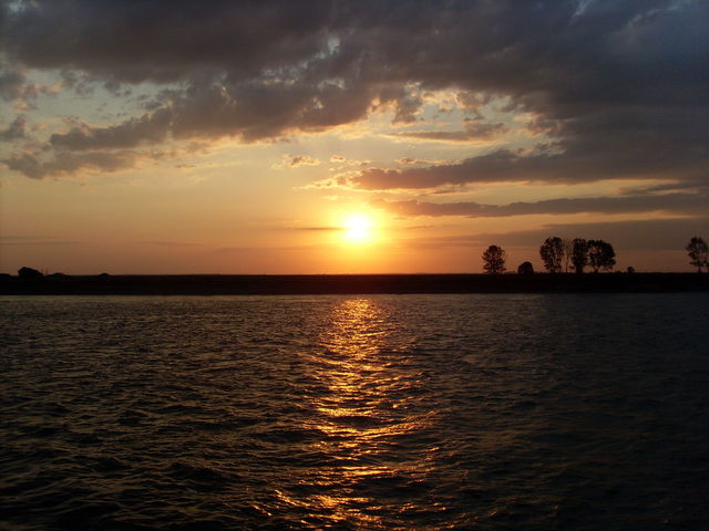 Donau sonnenuntergang donau 