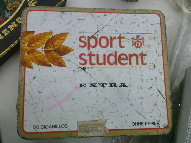 extra sportlich blechdose cigarillos flohmarkt 