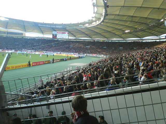 Stephan Mercedes Benz Arena Fc Stuttgart Auswarts Auswartssieg Gasteblock