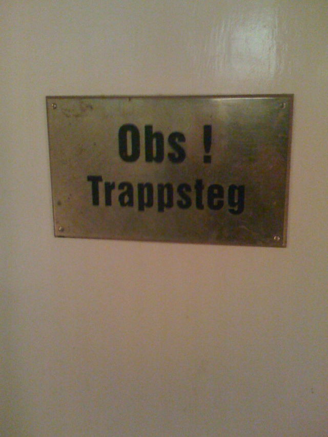 Obs! g�teborg obs schild 