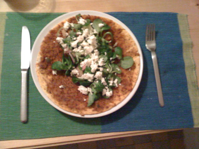 trkisch pizza feta trkische pizza salat 