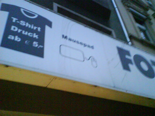 Mausepad... copyshop mausepad chlodwigplatz 