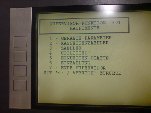 supervisor 301 301 debug kontoauszugdrucker supervisor absturz fehlermeldung 