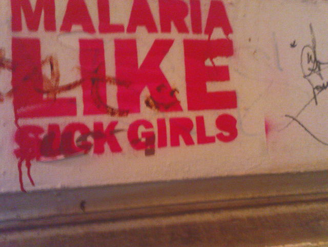 sick malaria streetart girls pink 