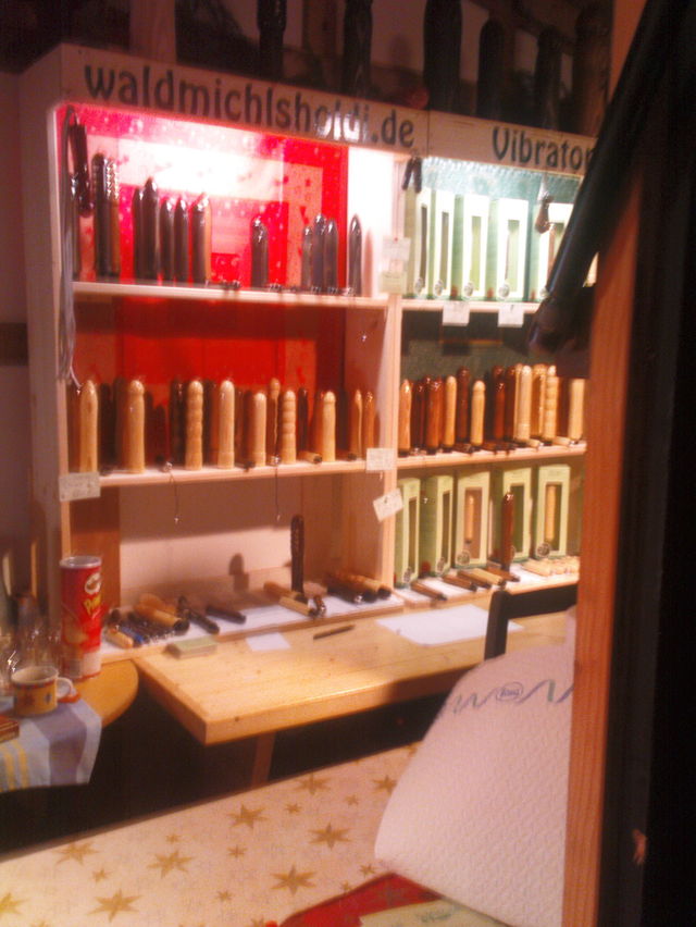 handgedrechselt weihnachtsmarkt holz natur vibrator stand 