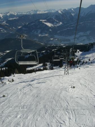 Sessellift Ausblick scheiz sessellift schnee laax 