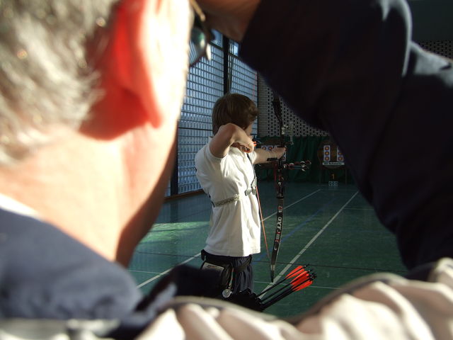 Augen aufs Ziel d�ren bogenschiessen 