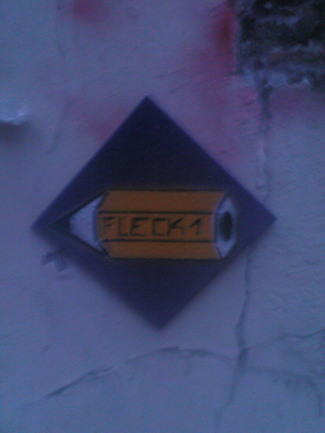 fleck stift streetart 