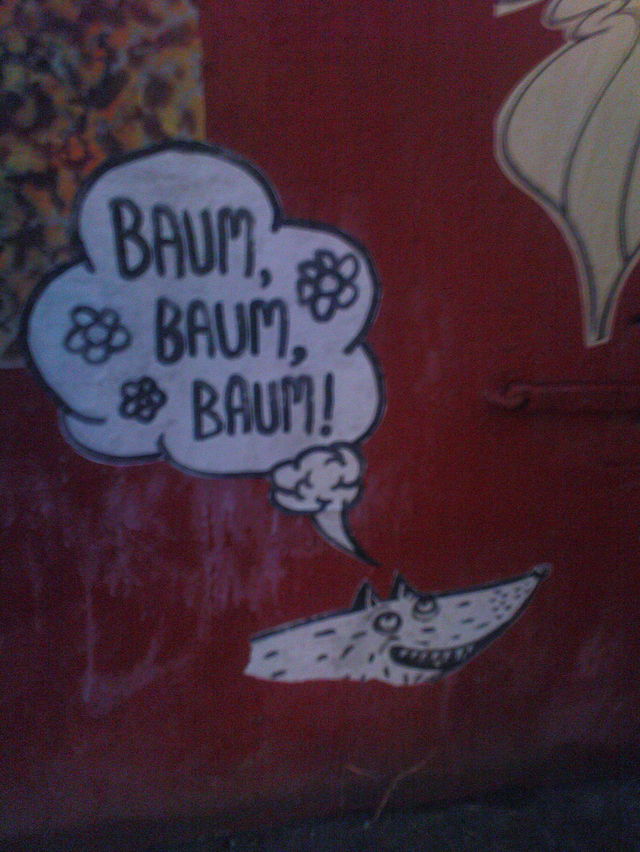 baumtraum traum streetart 