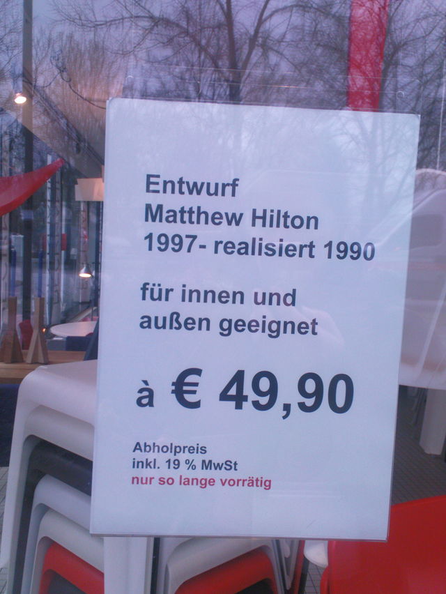 prophetisch entwurf stuehle werbung 