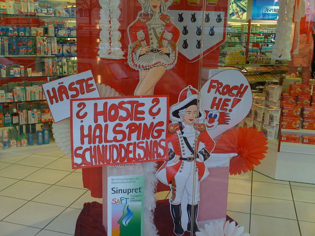 omg halsping hoste schnuddelsnas karneval krank apotheke 