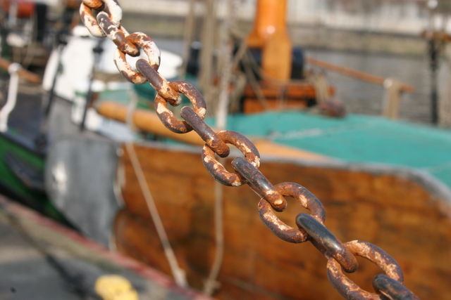 kettchen hafen rost kette oevelgoenne 