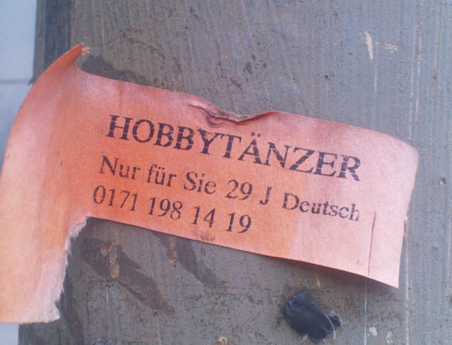 nur fr Sie hobby taenzer 