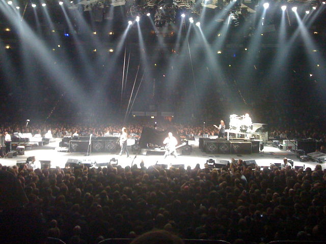 Patrick Lindner und Florian Silbereisen k�ln k�lnarena metallica 2009 lanxessarena schlechte-vorgruppe 