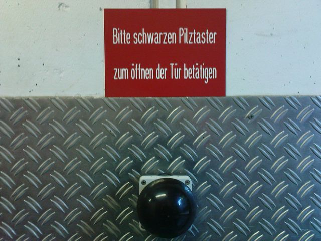 buzzer  buzzer pilztaster schild 