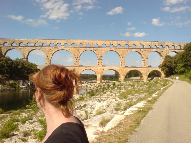 pont du gard aqu�dukt frankreich r�mer 