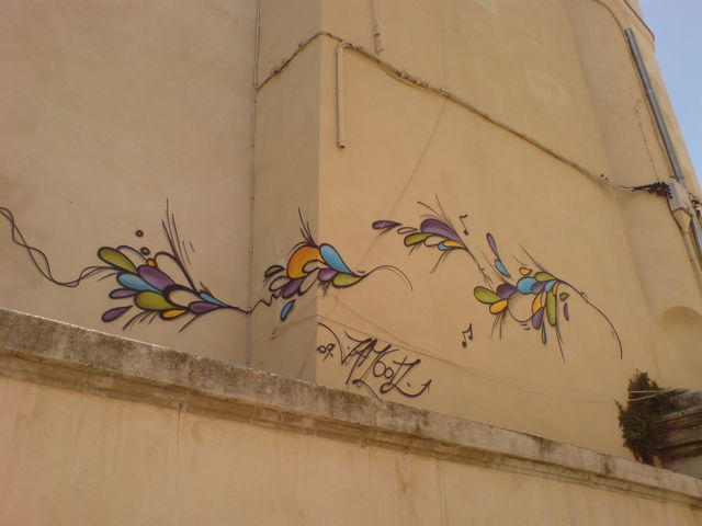 wandbemalung grafitti streetart frankreich nimes 
