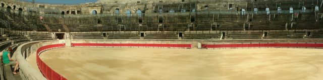 arena panorama frankreich nimes arena stierkampf 