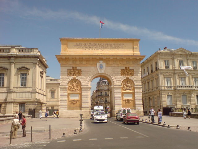 triumphbogen zu ehren louis xiv triumphbogen frankreich montpellier 