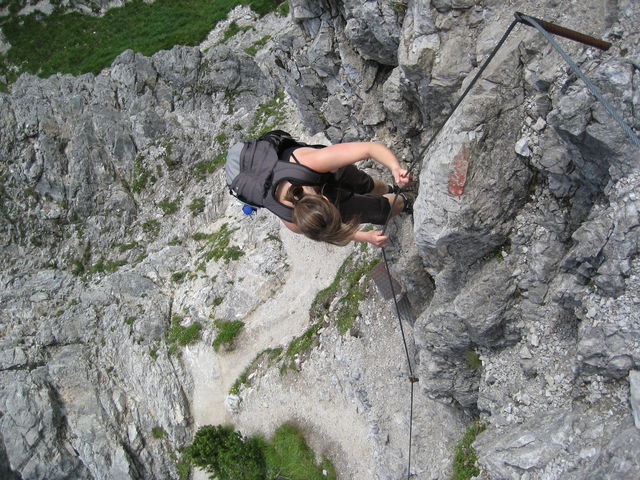 Bergziege nina klettern oberstdorf rubihorn 