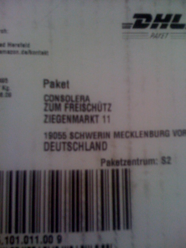 Consolera bekommt Post dhl post consolera 