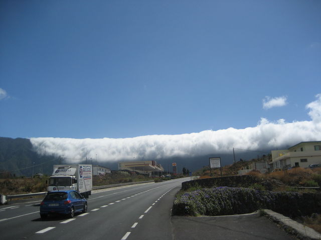 wolken welle wolken berge la palma 