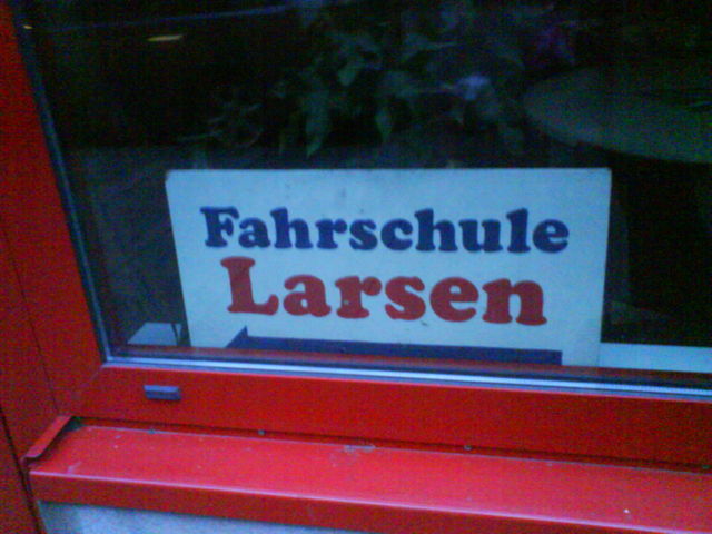 multijobber larsen schild larsen fahrschule 