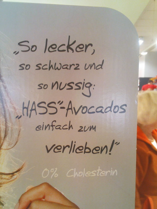 lecker HASS avocados verlieben werbung hass 