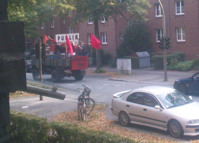 parallelen linke hamburg demonstration 